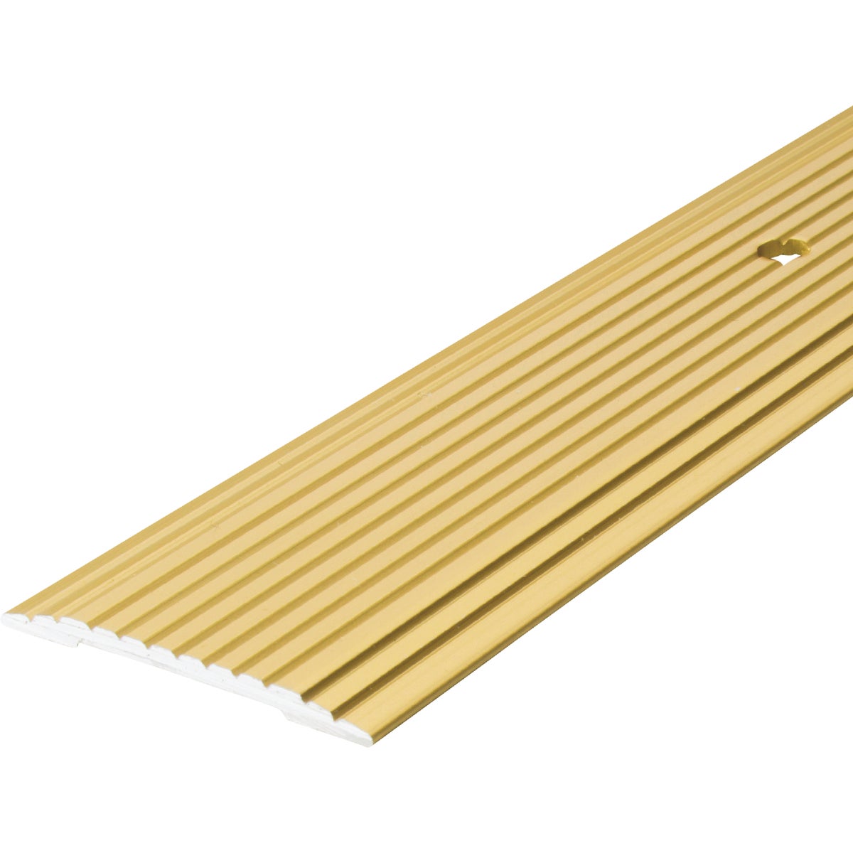 M-D Building Products 1-1/4 In. x 36 In. Satin Brass Aluminum Seam Binder with Screw Nails Image 7