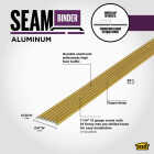 M-D Building Products 3/4 In. x 36 In. Satin Brass Aluminum Seam Binder with Screw Nails Image 2