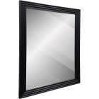 Renin Marion Square Black 19 In. x 22 In. Fluted Frame Vanity Mirror Image 3