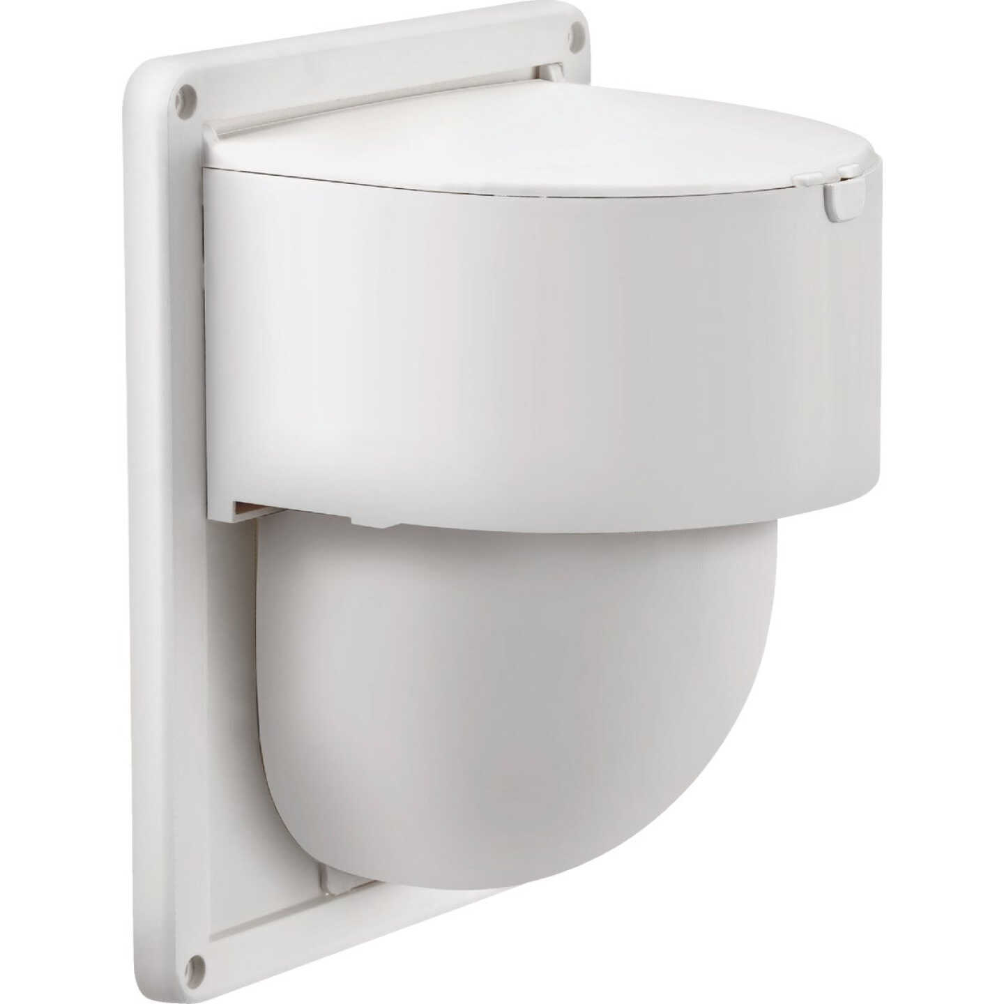 Lambro 4 In. Exhaust Wall Dryer Vent with Floating Damper Image 1