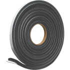 Frost King 1/2 In. Wide x 3/8 In. Thick x 17 Ft. Long Charcoal Poly Foam Weatherstrip Tape Image 4