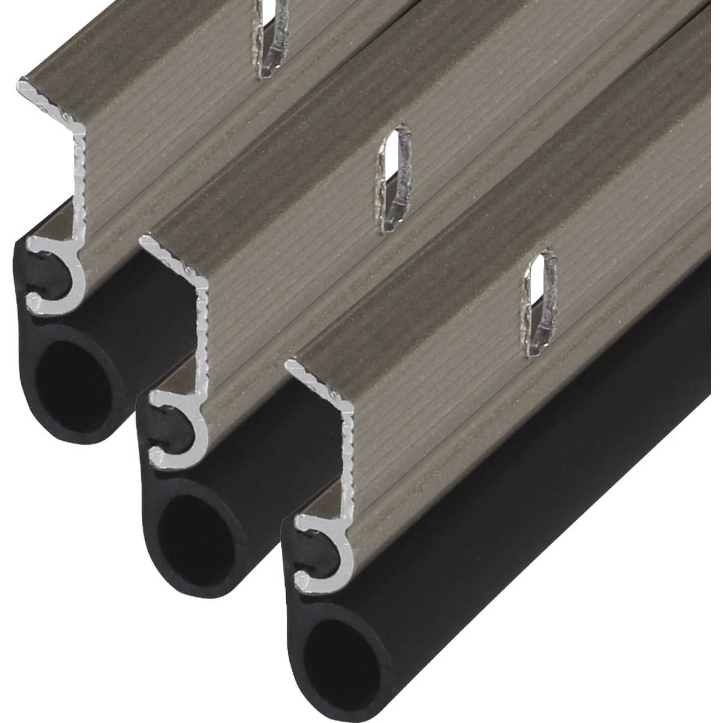 M-D Building Products Satin Nickel Aluminum and Vinyl Screw-on Top and Sides Door Seal Kit Image 5