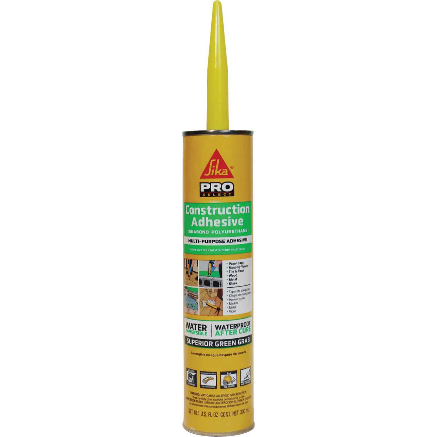 SikaBond Pro Select 10 Oz. High Performance Construction Adhesive Image 1