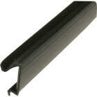 Prime-Line Make-2-Fit 9/16 In. x 72 In. Black Snap-In Rigid Vinyl Glass Spline Image 2