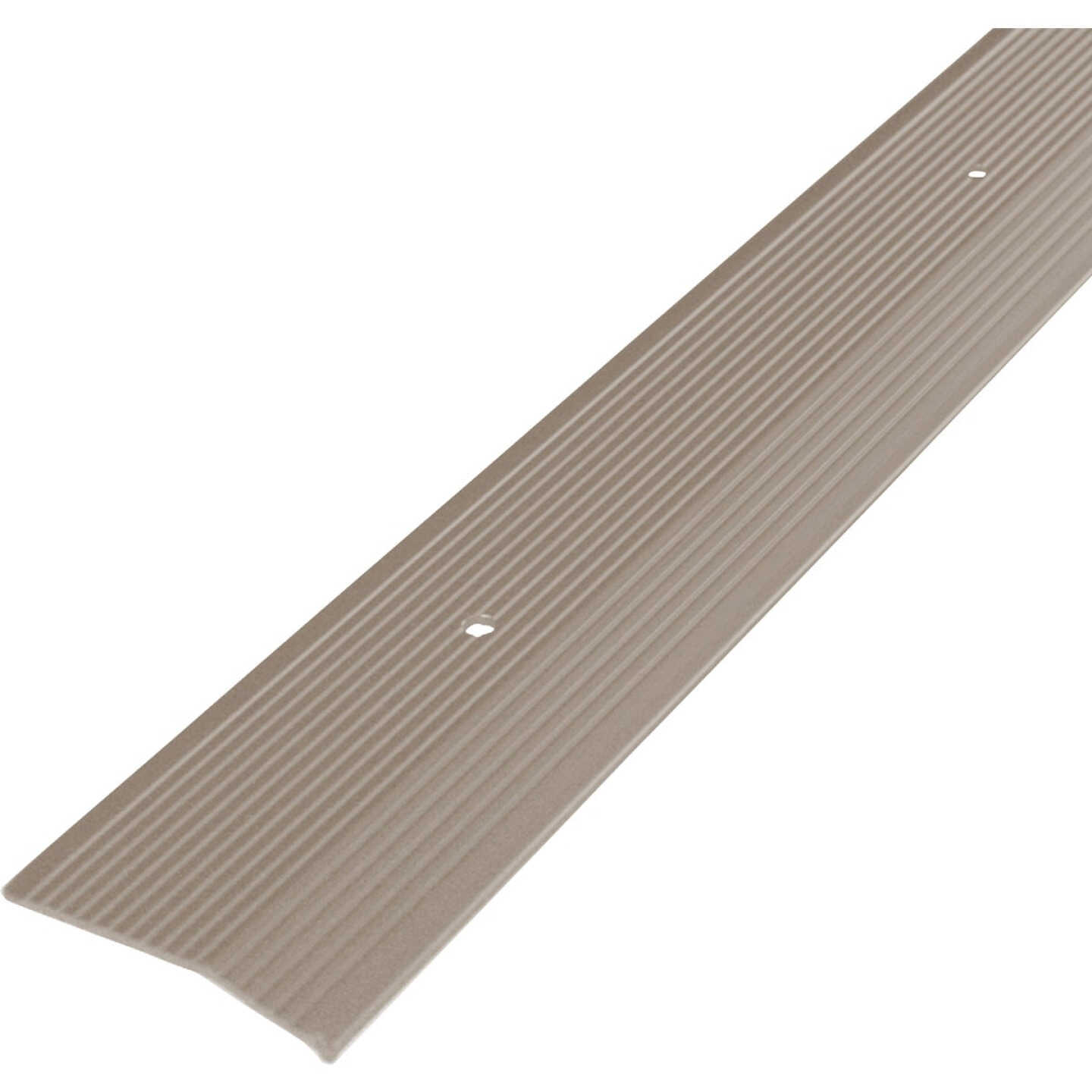 M-D Building Products 2 In. X 36 In. Pewter Aluminum Carpet Trim with Screw Nails Image 1
