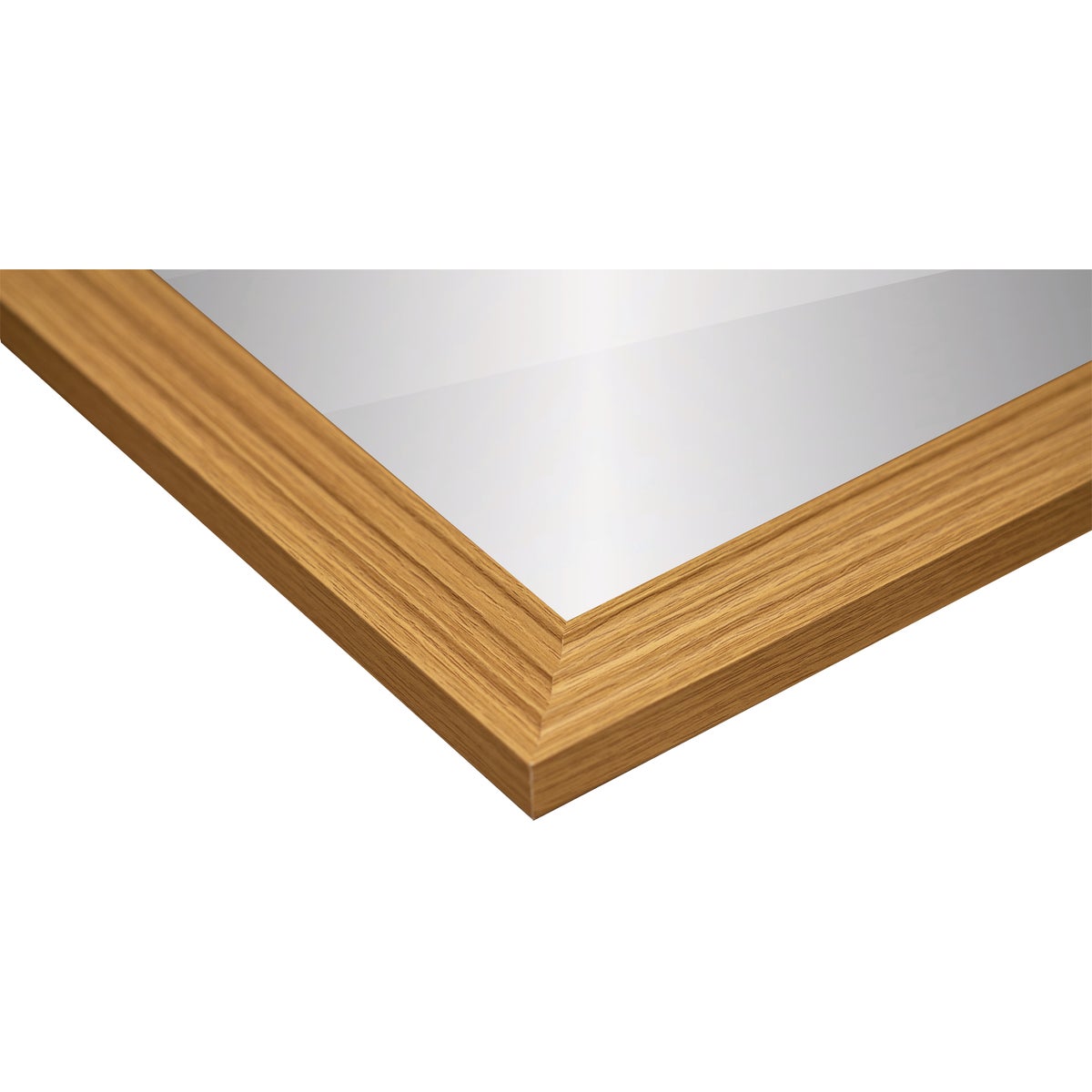 Renin Marion Square Natural 19 In. x 22 In. Fluted Frame Vanity Mirror Image 4