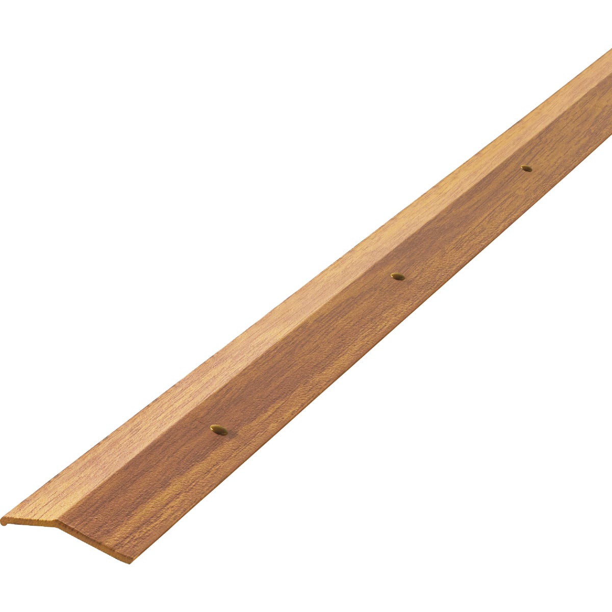 M-D Building Products 1-3/8 In. X 36 In. Oak Aluminum Metal Decor Carpet Trim with Screw Nails