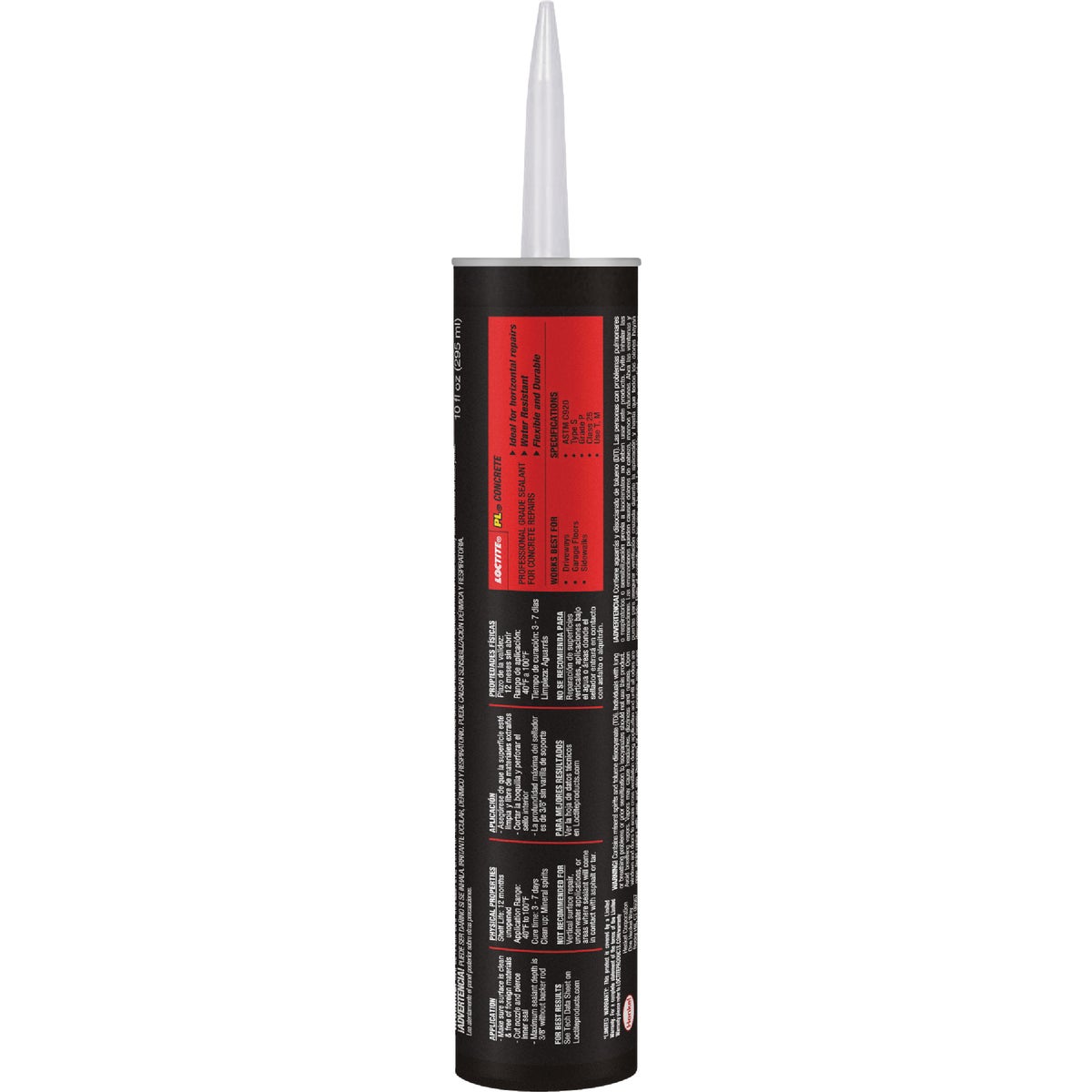 Loctite Pl Self-Leveling Sealant 10 Oz Limestone Gray Concrete Sealant Image 6