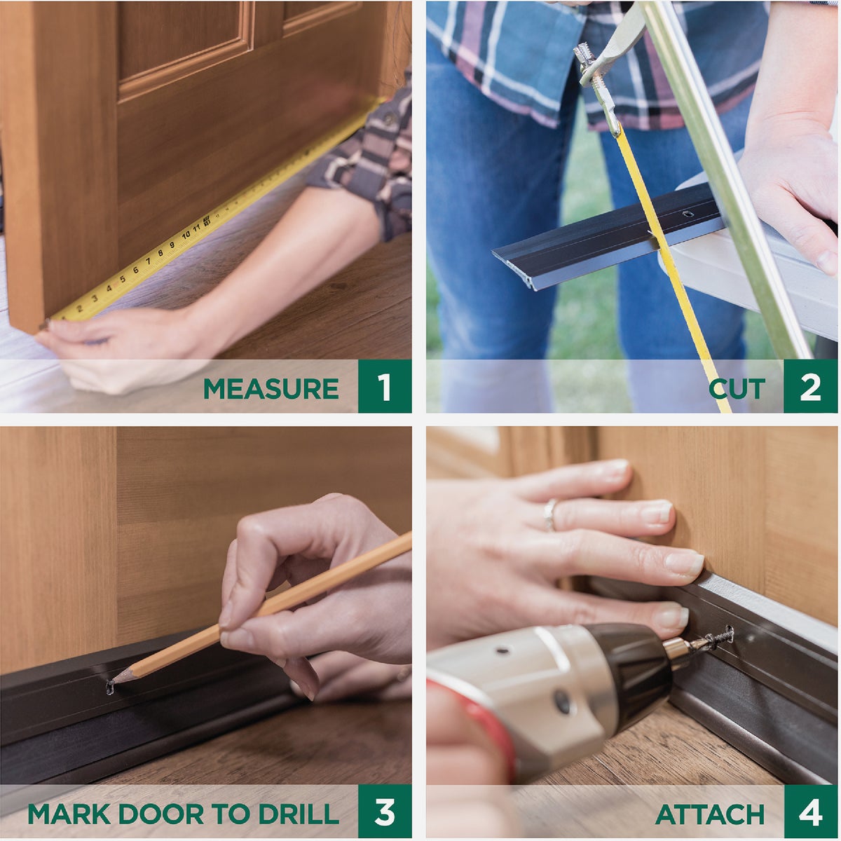 M-D Building Products 0.25 In. 36 In. Silver Door Sweep Image 6