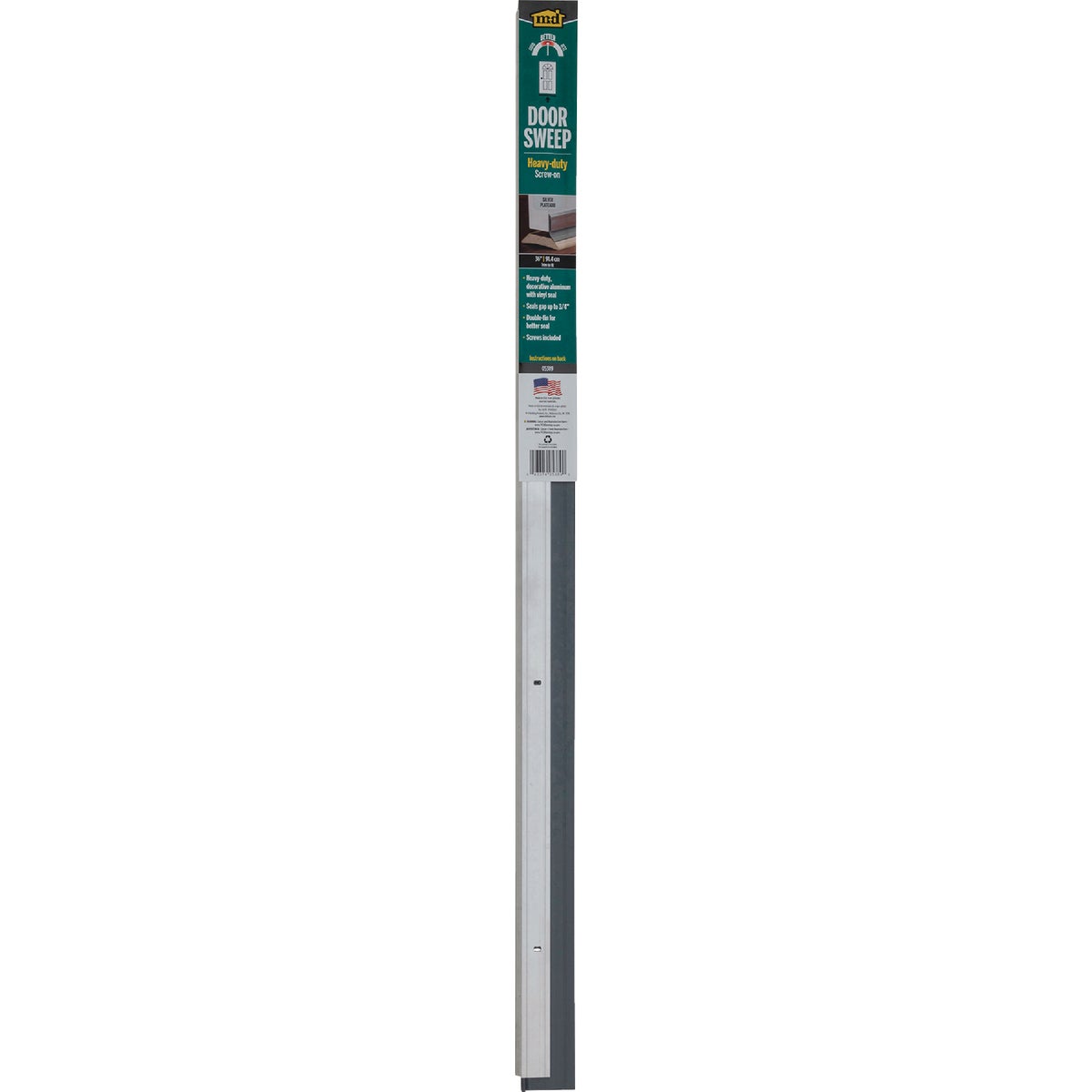 M-D Building Products 0.25 In. 36 In. Silver Door Sweep Image 7