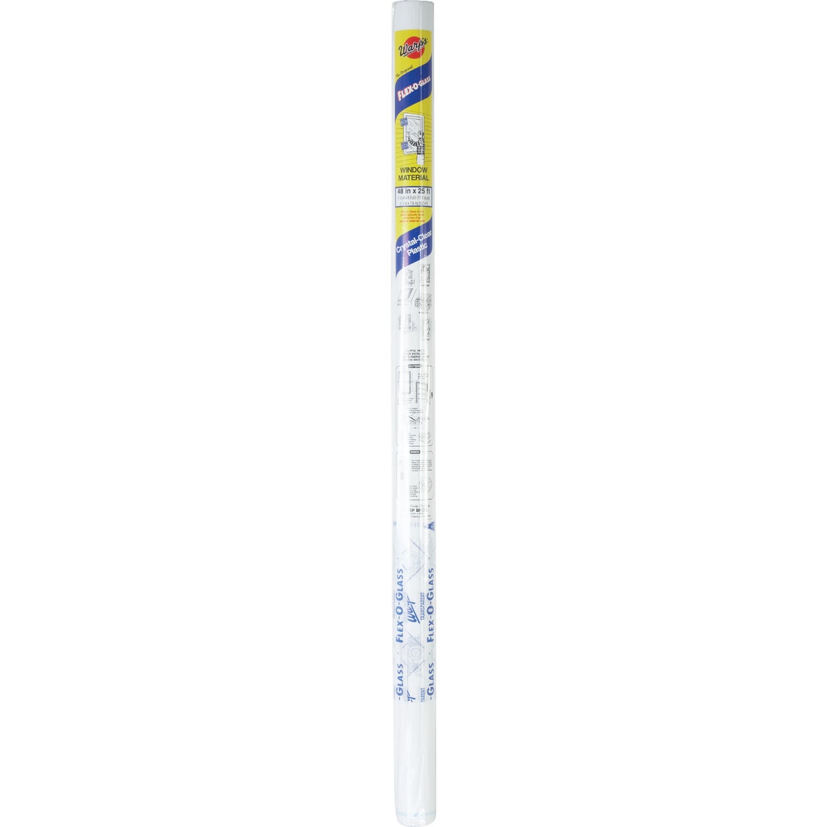 Warp's Flex-O-Glass 48 In. x 25 Ft. Clear 4 Mil. Plastic Sheeting