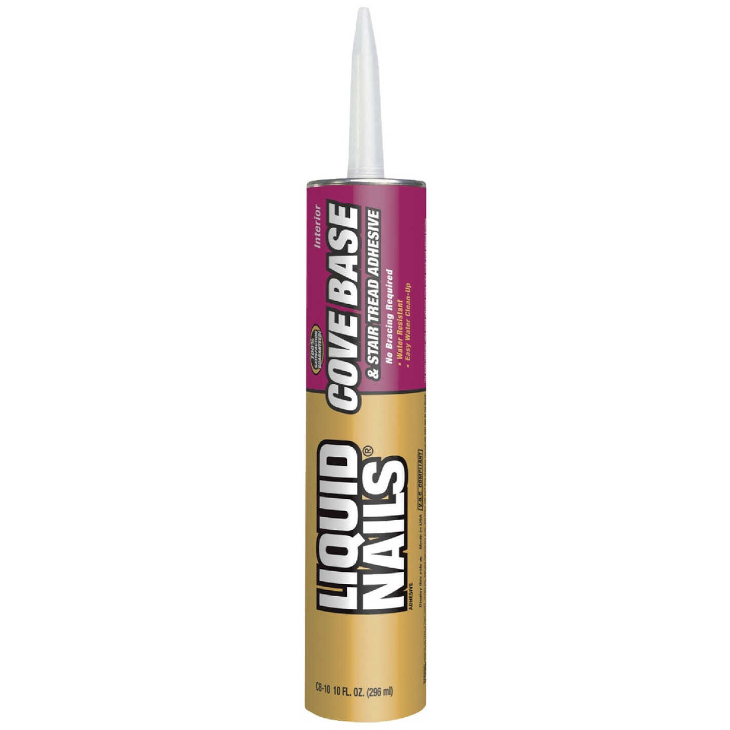 LIQUID NAILS Stair Tread & Cove Base Adhesive, 10 Oz Image 1