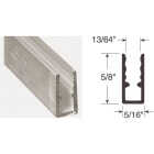 Prime-Line 5/16 In. x 5/8 In. x 94 In. Mill Extruded Window Frame Image 1