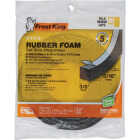 Frost King 3/8 In. W x 5/16 In. T x 10 Ft. L Black Rubber Foam Weatherstrip Tape Image 2