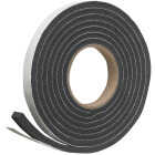 Frost King 3/4 In. W x 5/16 In. T x 10 Ft. L Black Rubber Foam Weatherstrip Tape Image 1