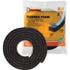 Frost King 3/4 In. W x 7/16 In. T x 10 Ft. L Black Rubber Foam Weatherstrip Tape Image 4
