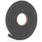 Frost King 1/2 In. Wide x 9/16 In. Thick x 10 Ft. Long Black Rubber Foam Weatherstrip Tape Image 1