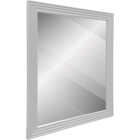 Renin Marion Square White 19 In. x 22 In. Fluted Frame Vanity Mirror Image 3