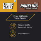 LIQUID NAILS 10 Oz. Paneling and Molding Adhesive Image 3