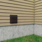 Imperial 4 In. Louvered Vent Hood, Brown Image 3