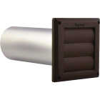 Imperial 4 In. Louvered Vent Hood, Brown Image 1