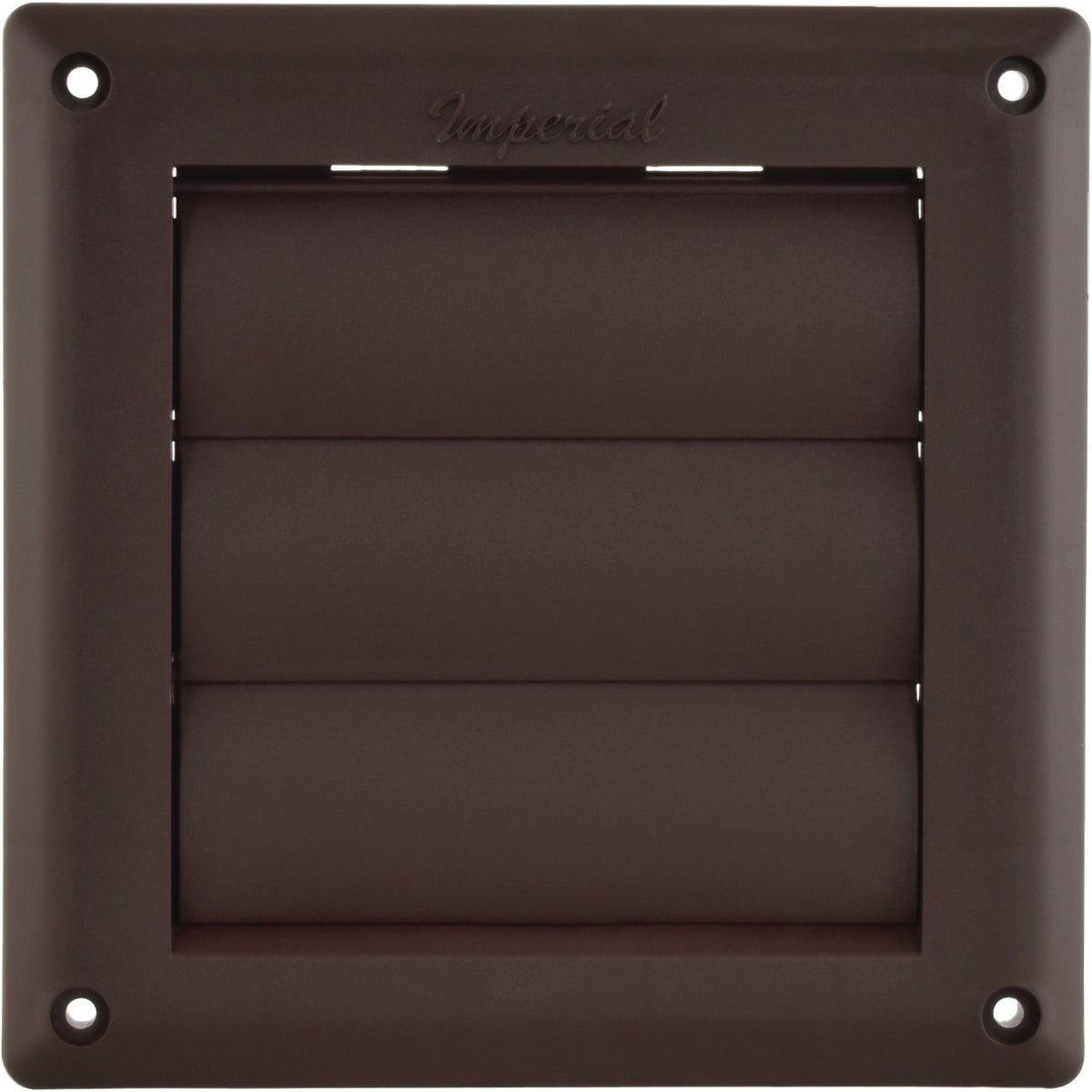 Imperial 4 In. Louvered Vent Hood, Brown Image 4