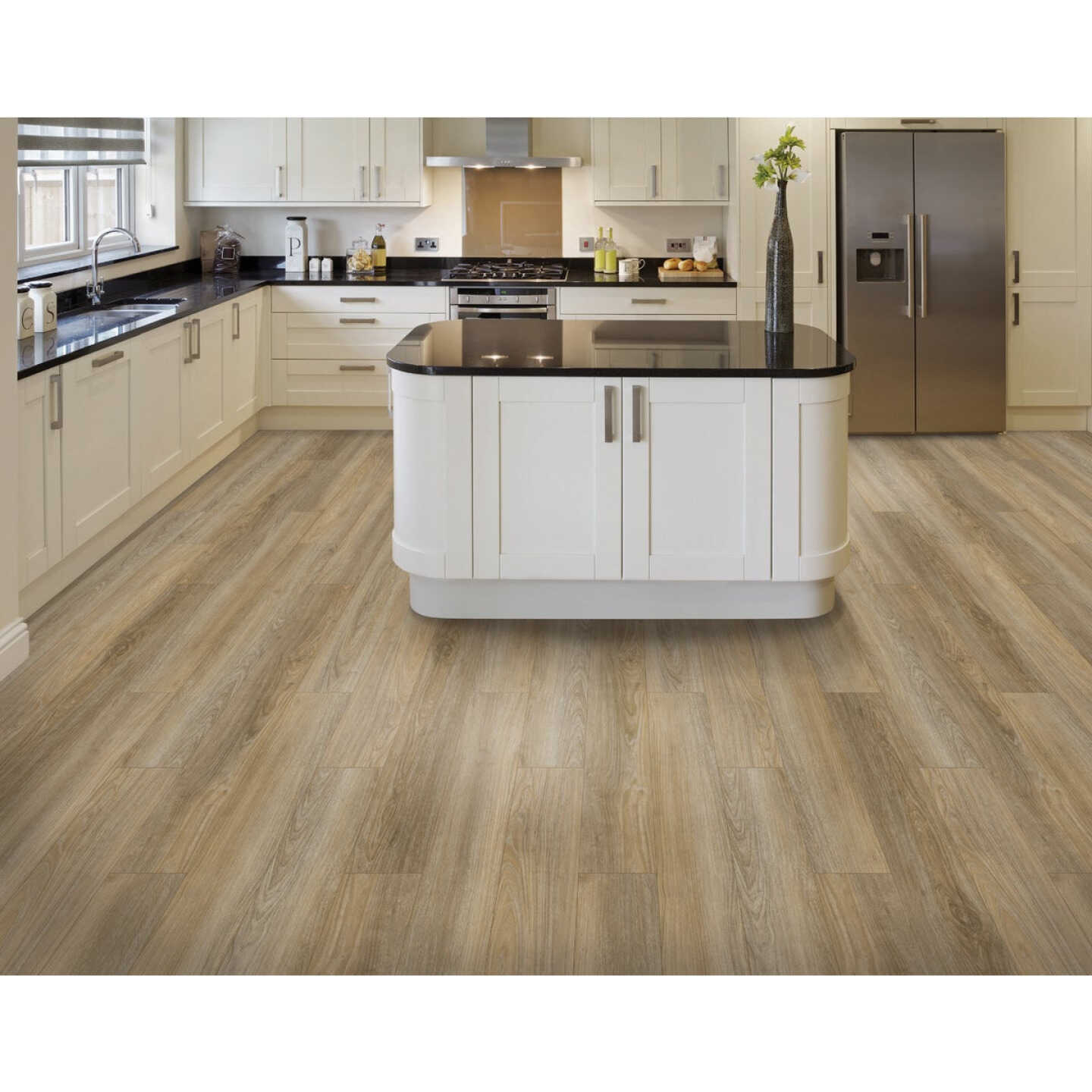 Mohawk SolidTech Discovery Ridge 6 In. W x 48 In. L Brushed Beige Vinyl Floor Plank (32.15 Sq. Ft./Case) Image 2