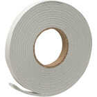 Frost King 3/4 In. Wide x 3/16 In. Thick x 17 Ft. Long Grey Vinyl Foam Weatherstrip Tape Image 1