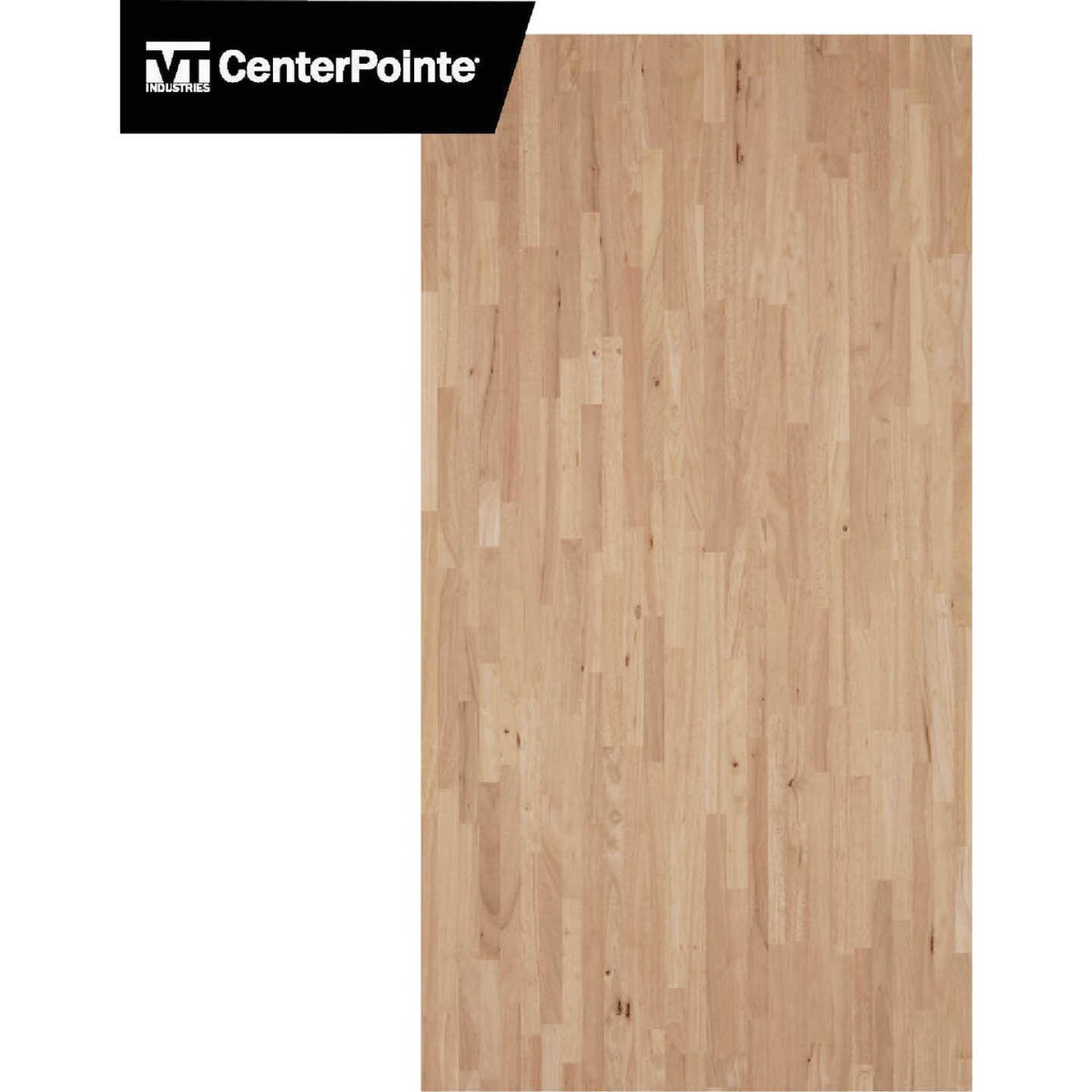 VT Industries CenterPointe 50 In. L x 25 In. D x 1.5 In. T Unfinished Hevea Wood Butcher Block Countertop with Square Edge Image 7