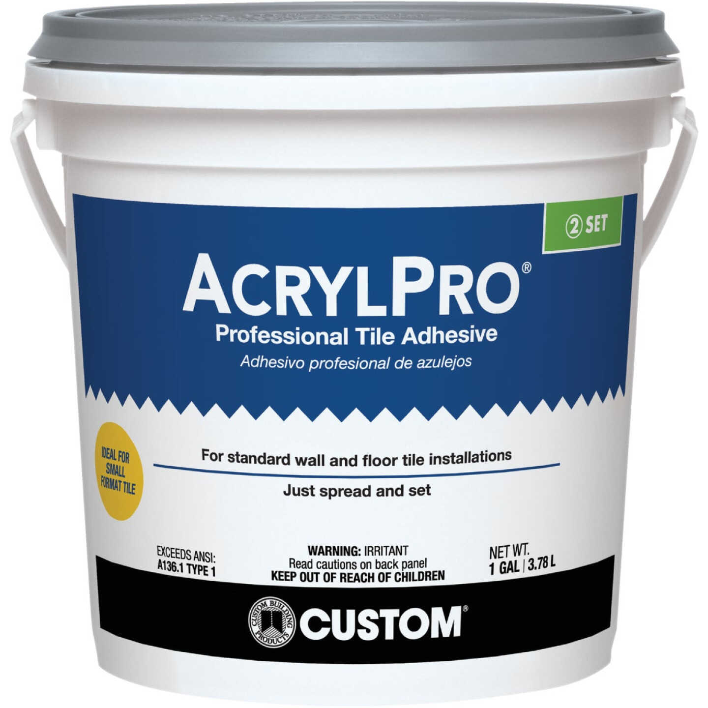 AcrylPro 1 Gal. Ceramic Tile Adhesive Bonder Image 1