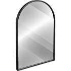 Renin Lodi Black 20 In. x 30 In. Arched Fluted Outer Frame Vanity Mirror Image 4