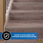 M-D Building Products 1-1/8 In. X 1-1/8 In. X 72 In. Pewter Aluminum Stair Edging with Screw Nails Image 3