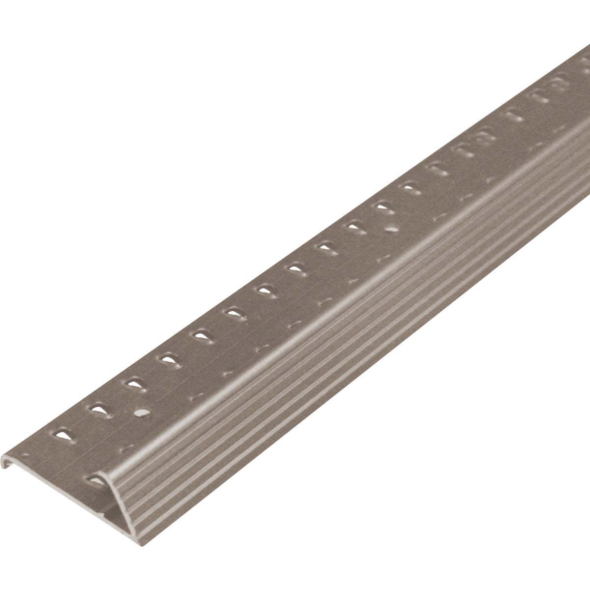 M-D Building Products Pewter 1-3/8 In. x 3 Ft. Aluminum Carpet Gripper