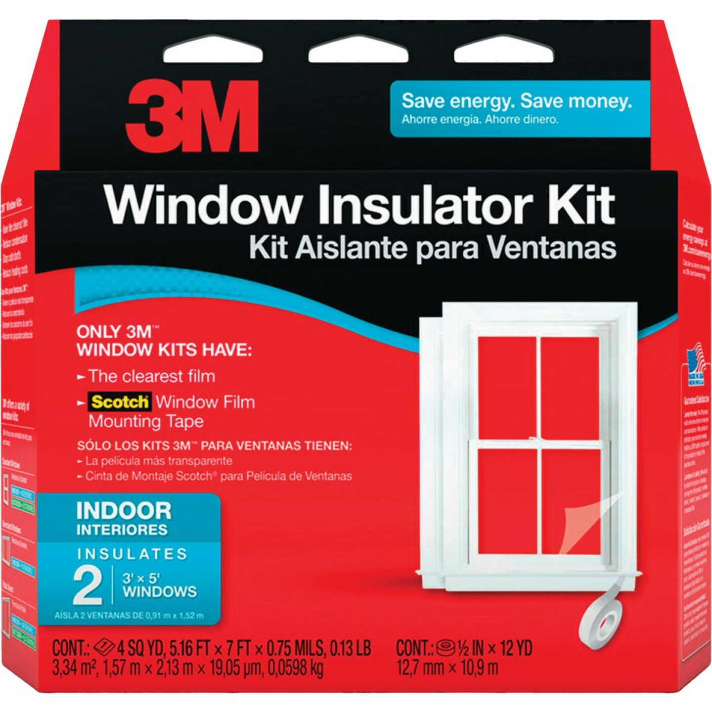 3M 62 In. x 84 In. Indoor Window Insulation Kit (2-Pack) Image 1