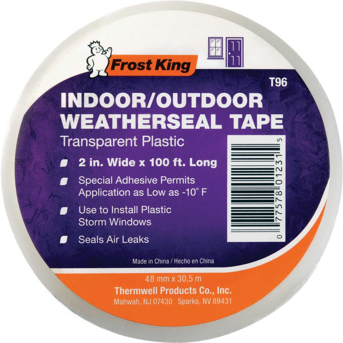 Frost King 1-7/8 In. x 100 Ft. Clear Weatherseal Tape Image 1