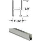 Prime-Line 11/32 In. x 5/8 In. x 72 In. Mill Triple Track Top Window Frame Image 1