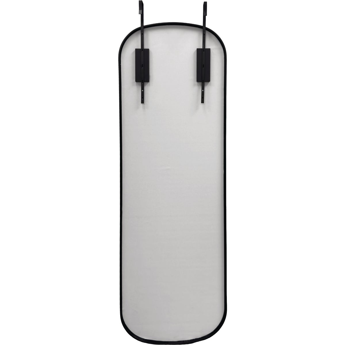 Renin Aberdeen Black 15 In. x 47 In. Capsule Over Door Vanity Mirror Image 5