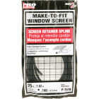 Prime-Line 0.140 In. Dia. x 25 Ft. L. Black Vinyl Screen Retainer Spline Image 1