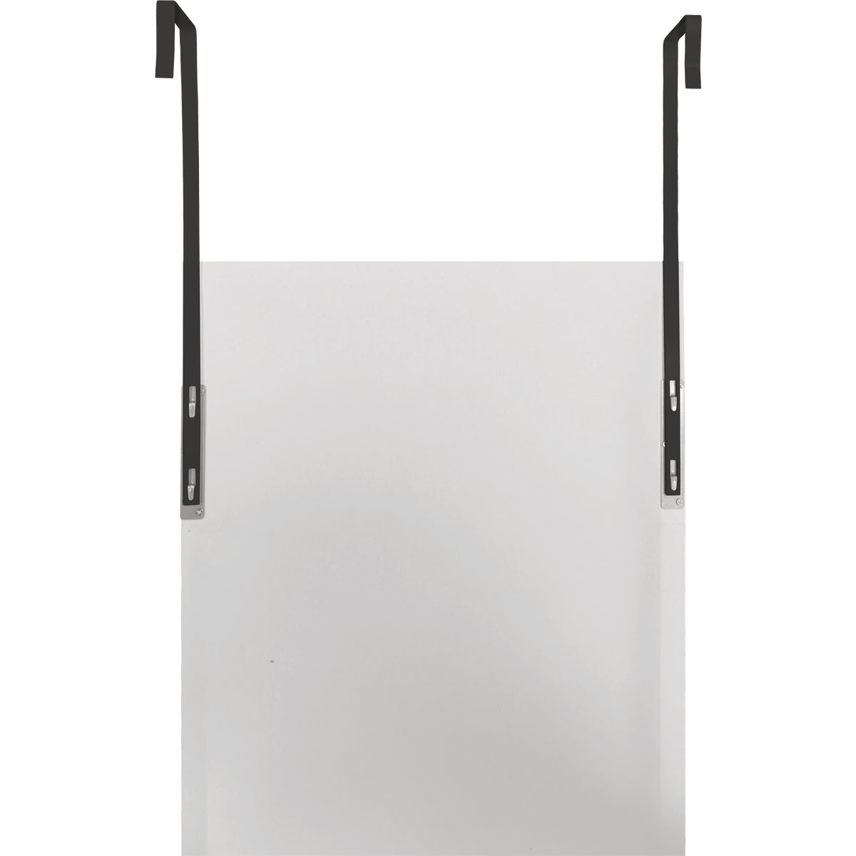 Renin Davis Rectangle Black 13 In. x 49 In. Over Door Vanity Mirror Image 4