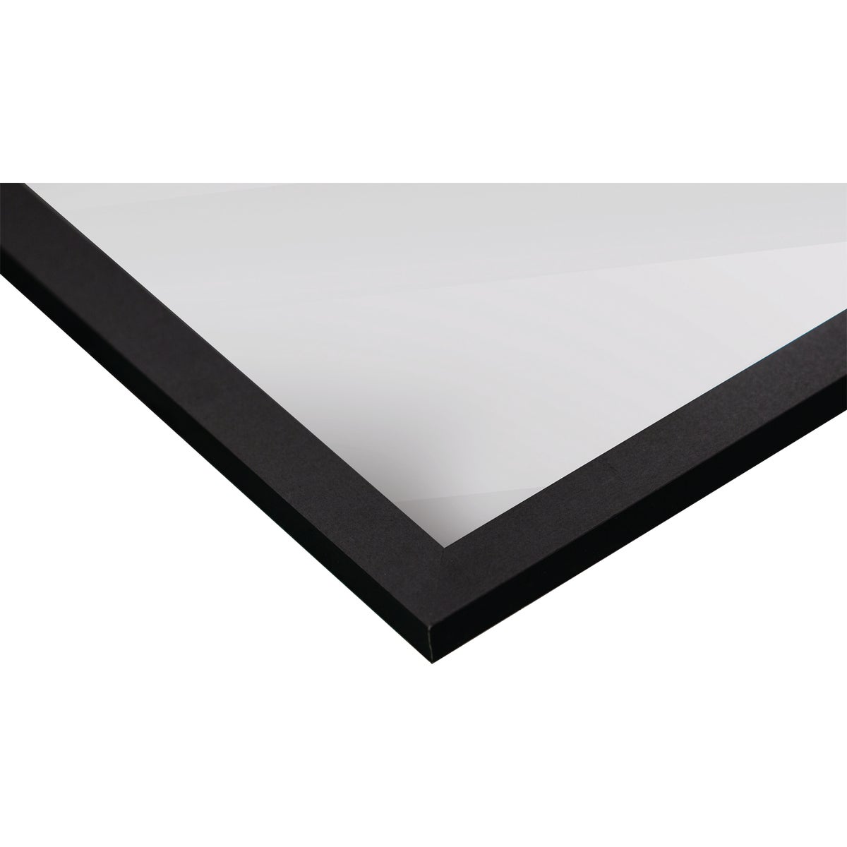 Renin Davis Rectangle Black 13 In. x 49 In. Over Door Vanity Mirror Image 3
