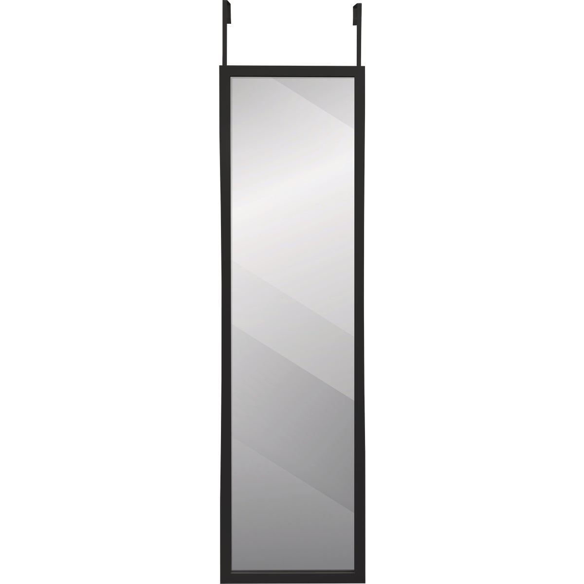 Renin Davis Rectangle Black 13 In. x 49 In. Over Door Vanity Mirror
