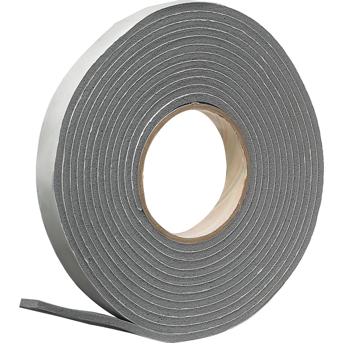 Frost King 3/4 In. W x 3/16 In. T x 17 Ft. L Charcoal Vinyl Foam Weatherstrip Tape