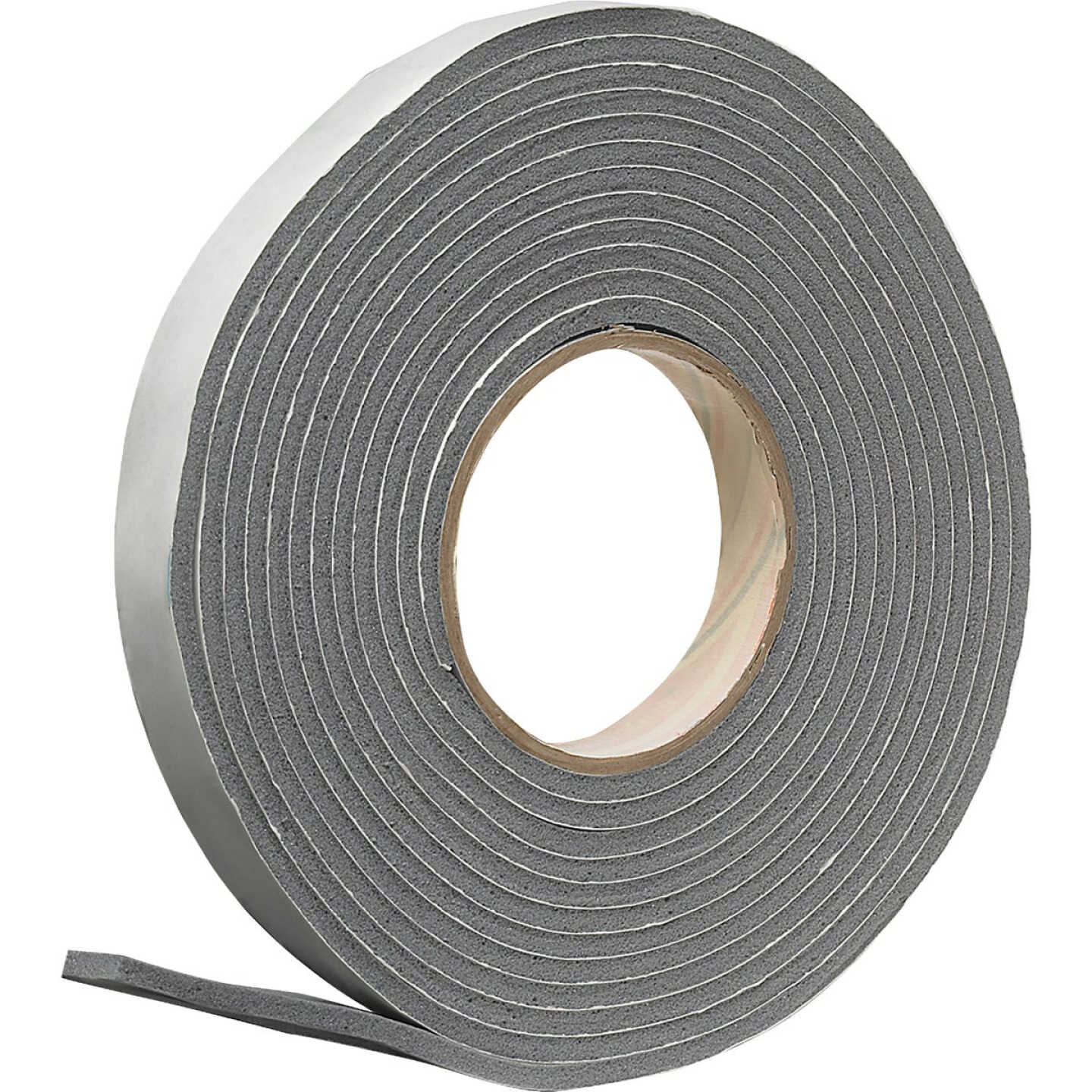 Frost King 3/4 In. W x 3/16 In. T x 17 Ft. L Charcoal Vinyl Foam Weatherstrip Tape Image 1