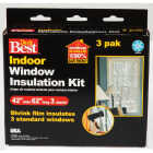 Do it Best 42 In. x 62 In. Indoor Shrink Film Window Kit (3-Pack) Image 3