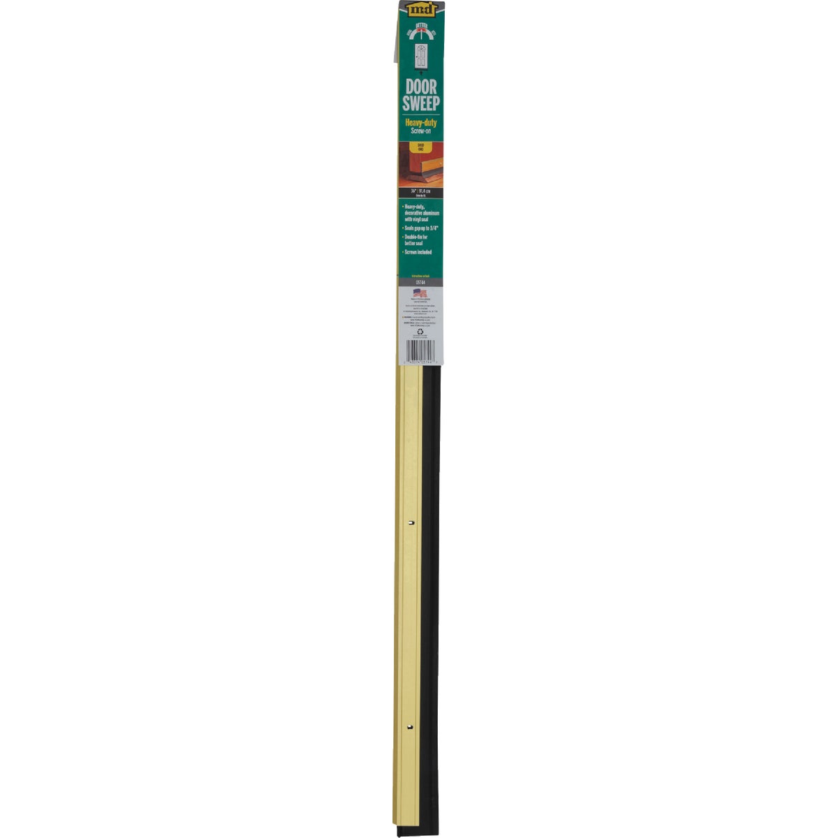 M-D Building Products 0.25 In. 36 In. Gold Door Sweep Image 7