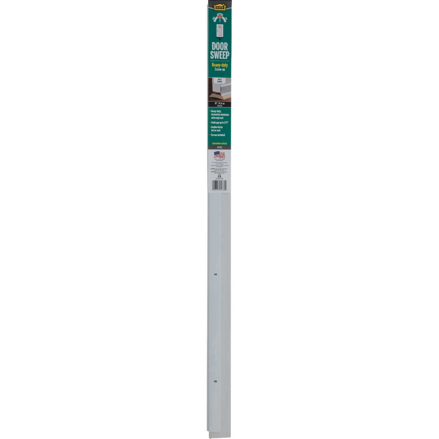 M-D Building Products 0.25 In. 36 In. White Door Sweep Image 7