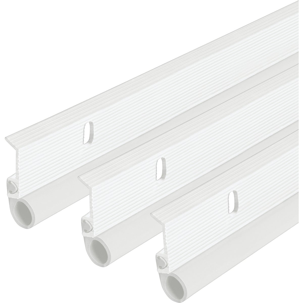 M-D Building Products 36 In. x 84 In. White Flat-design Aluminum and Vinyl Commercial Screw-on Top and Sides Door Seal Kit Image 5