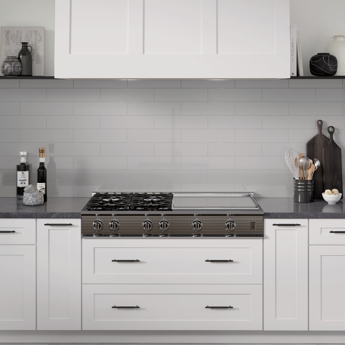 Emser Catch 4 In. x 16 In. Glossy Gray Ceramic Wall Tile (10.83 Sq. Ft./Case)