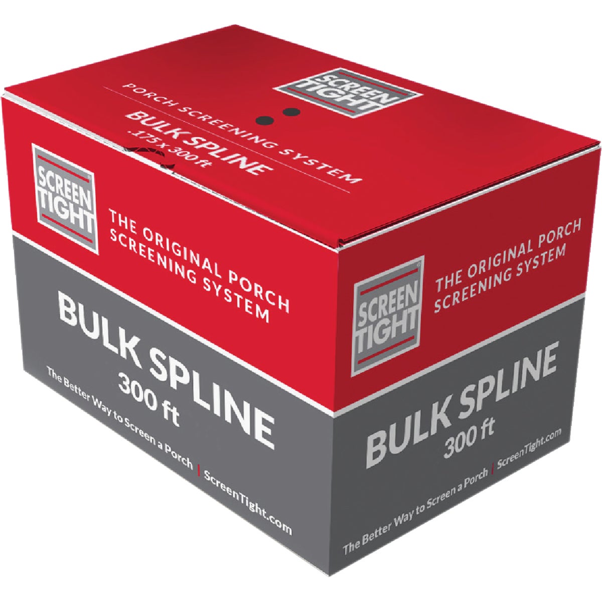 Screen Tight 0.175 In. Dia. x 300 Ft. L. Gray Vinyl Screen Spline Image 1
