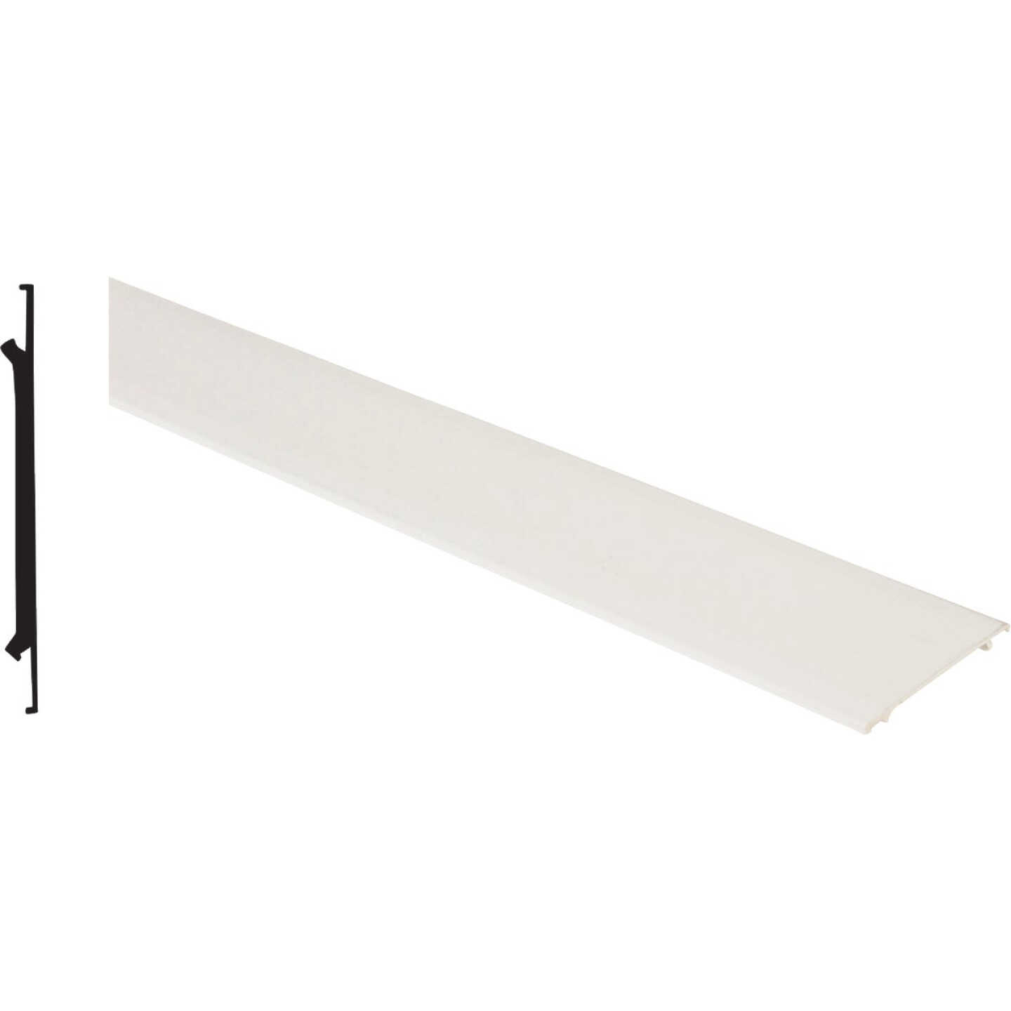 Screen-Tight 3-1/2 In. W. x 8 Ft. L. White Vinyl Cap Component Image 1